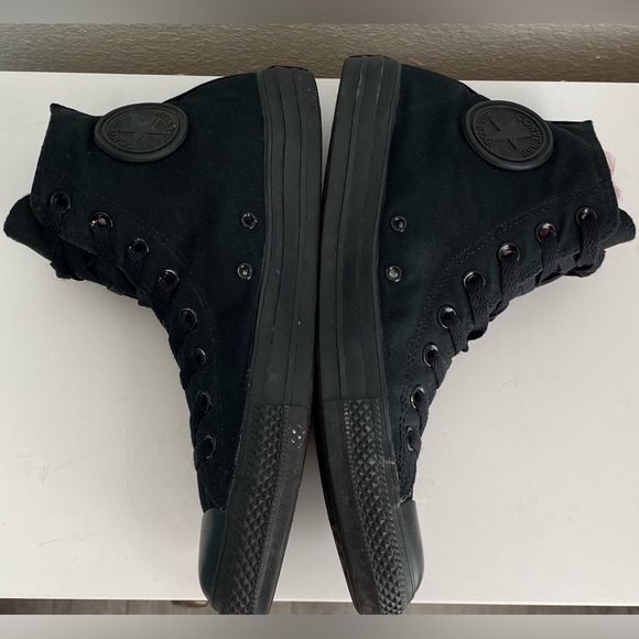 Converse Chuck Taylor All Star High-Top Sneakers Black unisex Men 9 Women 11 - Picture 10 of 16